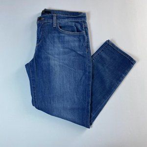 Joe’s Jeans, blue mid rise ankle jeans, size 10/30